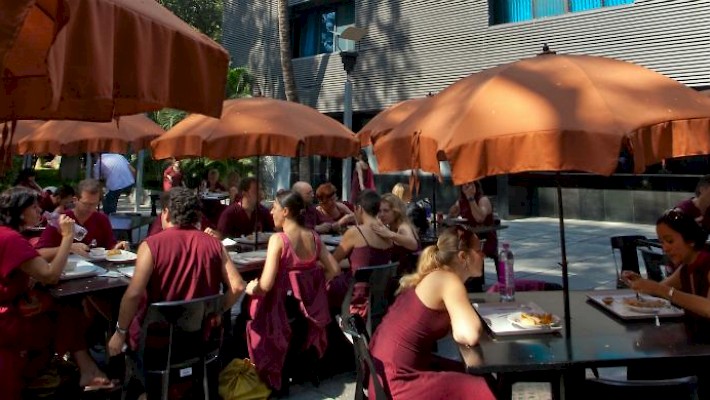 On Dairy Products at the Meditation Resort